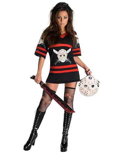 Secret Wishes Friday The 13Th, Miss Voorhees Mini-Dress And Handbag, Black, Medium