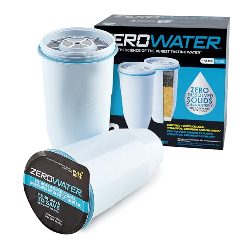 ZeroWater, filtros de reemplazo ZR, 2 - unidades, Blanco