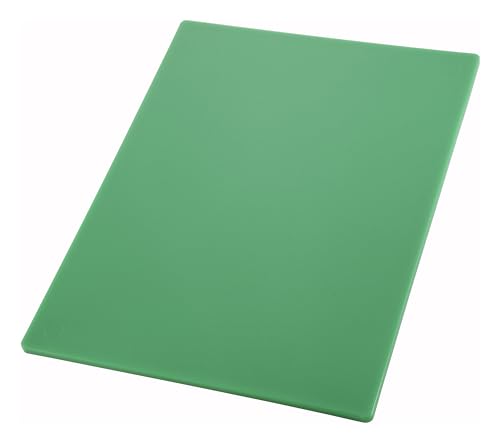 Winco Cutting Board, 12 by 18 by 1/2-Inch, Green