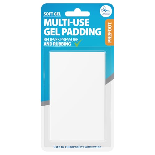 Profoot Multi-Use Gel Padding - Instant Relief for Painful Rubbing - Ideal for Blister Prevention, Bunions, Calluses and Foot Discomfort - Cushioning Comfort