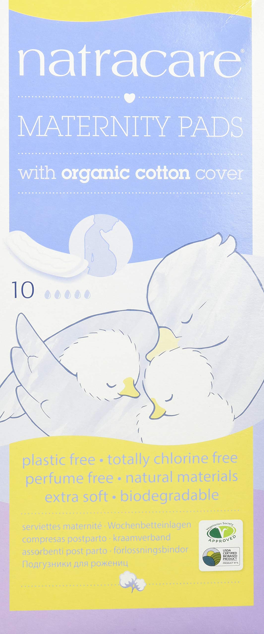Natracare Natural Maternity Pads, pregnancy-safe, ranked #1