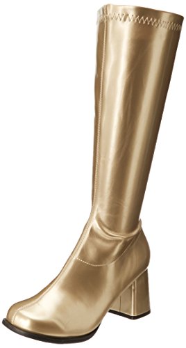 Ellie Shoes Women's Gogo Boot, Gold, 9 M US