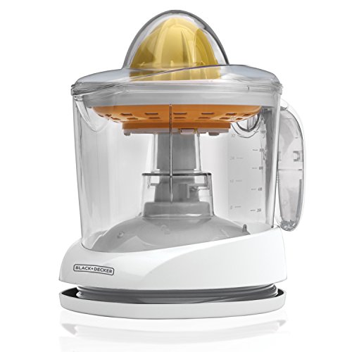 BLACK+DECKER 32oz Electric Citrus Juicer, CJ625, Pressure Activated, Adjustable Pulp Control, Dishwasher-Safe