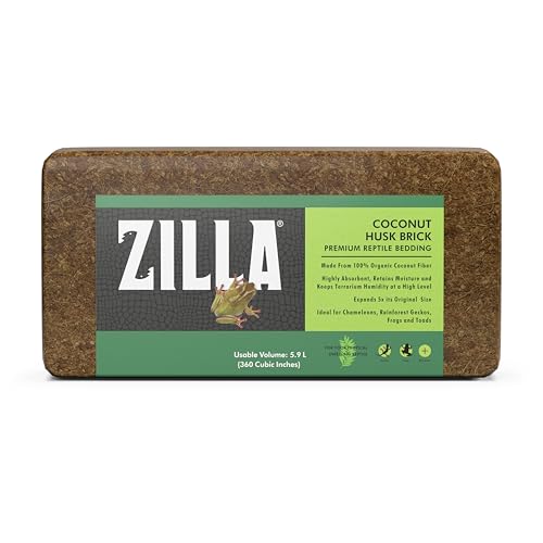 Zilla Reptile Terrarium Bedding Coconut Husk Brick