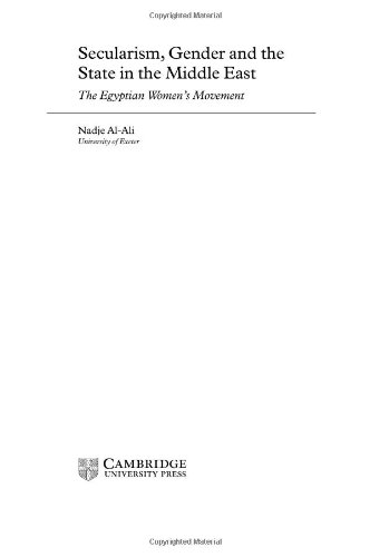 Secularism, Gender and the State in the Middle East book cover