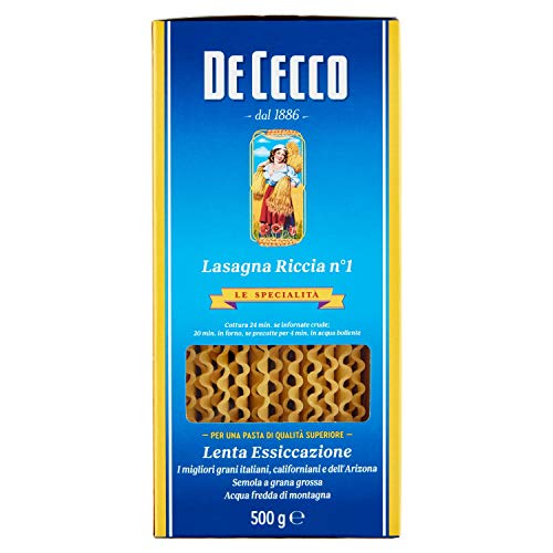DE CECCO(ディ・チェコ) No.1ラザーニャ 500g [並行輸入品]