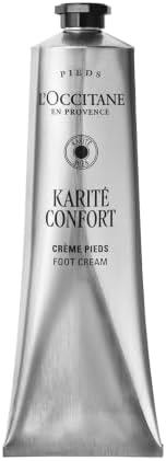 L’OCCITANE 15% Shea Butter Foot Cream, Moisturizes, Soothes and Softens Feet, Repairs Cracked and Dry Heels, Fast Absorbing, Non-Greasy, Vegan, 5.3 oz