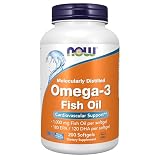 NOW Foods Омега-3 1000 мг (180 EPA / 120 DHA), 200 капсул