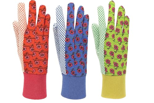 G & F Soft Jersey Garden Gloves Lightweight Option