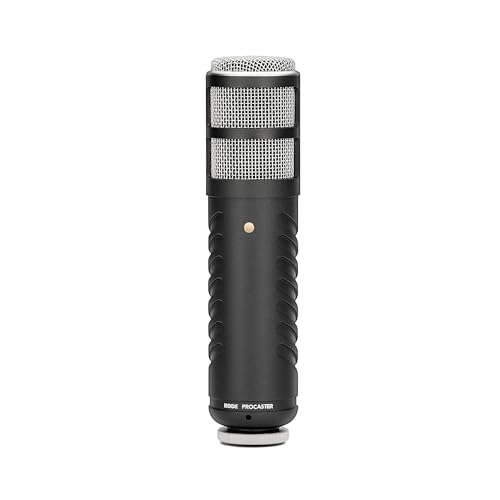 RØDE Microphones Procaster Broadcast Dynamic Vocal Microphone | Cardioid dynamic microphone with XLR3 connecto