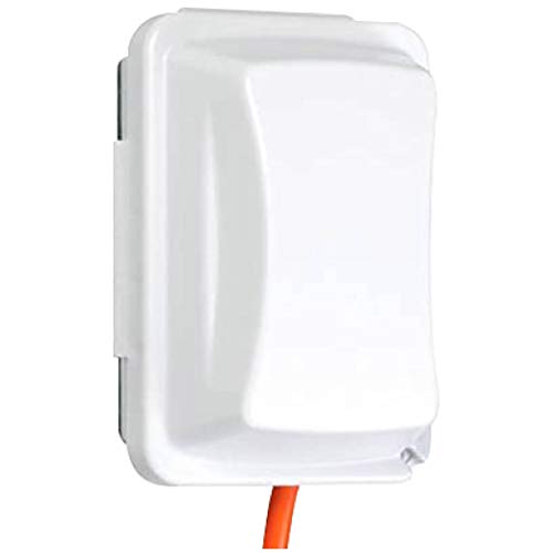 TayMac MM410W Single-Gang Horizontal/Vertical Mount Weatherproof in-Use Cover, 16 in 1, 2.75 in, White