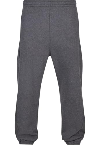 (-37%) Urban Classics Herren Trainingshose Sweatpants, Jogginghose für Männer, Straight Leg, Reißverschlüsse an den Beinabschlüssen, 4XL, Charcoal