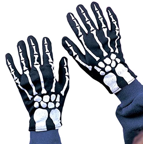 Rubies Skeleton Gloves for Kids, Boy's One Pack