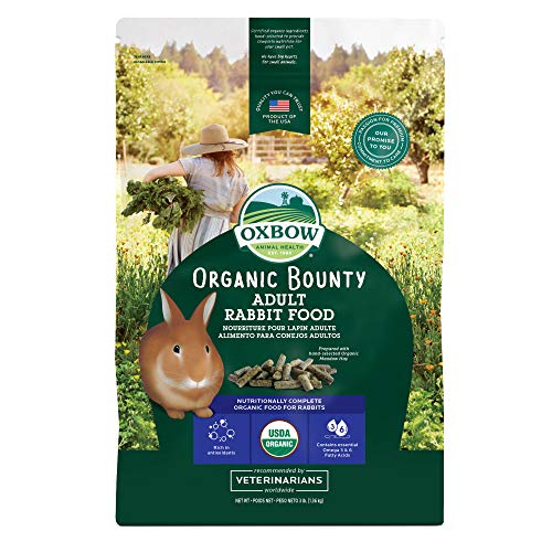 Oxbow Animal Health Organic Bounty Adult Rabbit Food Good for Digestion