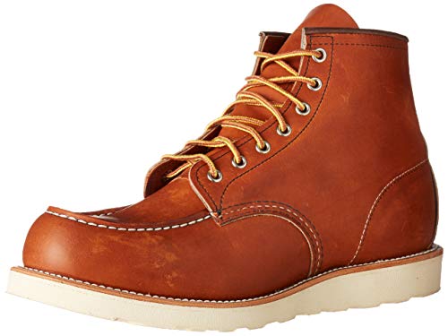 Red Wing Heritage Men's 6" Classic Moc Toe Boot, Oro Legacy, 8.5 M US