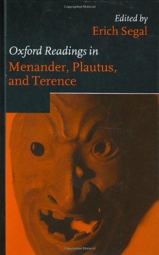 Oxford Readings in Menander, Plautus, and Terence book cover