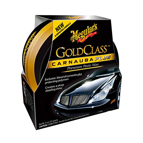 🔥 STARKER PREIS (-45%) Meguiar's Gold Class Carnauba Plus Premium Paste Wax 311g – Langanhaltende Carnauba-Polymer-Mischung für tiefen Glanz und reflektierende Oberfläche, sicher für Klarlack und glänzende Lackierungen