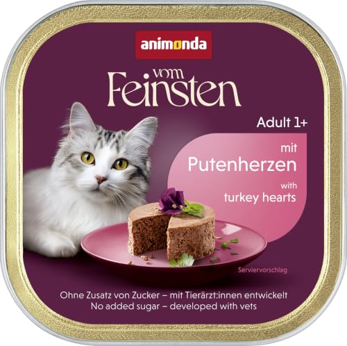 (-24%) animonda vom Feinsten Katzenfutter nass mit Putenherzen (32 x 100g)