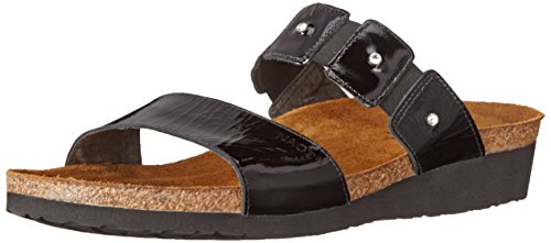 NAOT Footwear Women's Ashley Black Patent Lthr 9-9.5 M US
