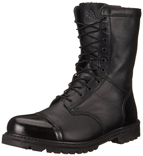 ROCKY Waterproof 200G Insulated Side Zipper Jump Boot, Black, Size 12(WI)