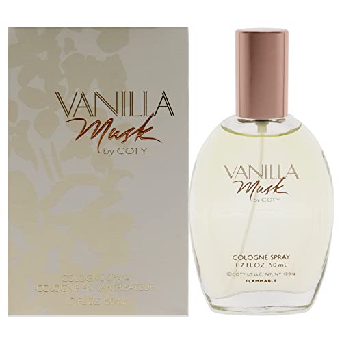 Vanilla Musk Cologne Spray, Vegan Formula, Perfume, Warm and Cozy Natural Vanilla, 1.6 oz