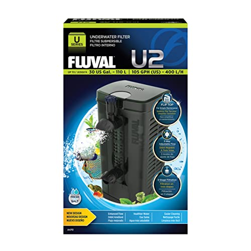 🔥 STARKER PREIS (-50%) Fluval U2 Innenfilter, für Aquarien von 45 bis 110l, 5W