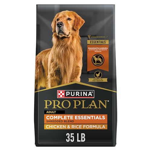 Purina Pro Plan  35-lb. Complete Essentials Shredded Blend Chicken & Rice Dry Dog Food for $56 w/ Sub & Save + free shipping