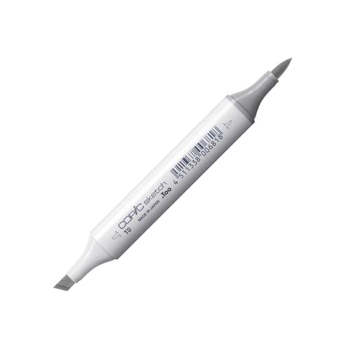 Copic Sketch Coloured Marker Pen - (T-0) Toner Gray No.0, For Art & Crafts, Colouring, Graphics, Highlighter, Design, Anime, Professional & Beginners, Art Supplies & Colouring Books