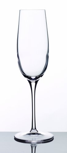 Luigi Bormioli Crescendo Champagne Flute Glasses Set of 4-8.25 Oz Stemware for Celebrations, Toasts &amp; Dining Decor -
