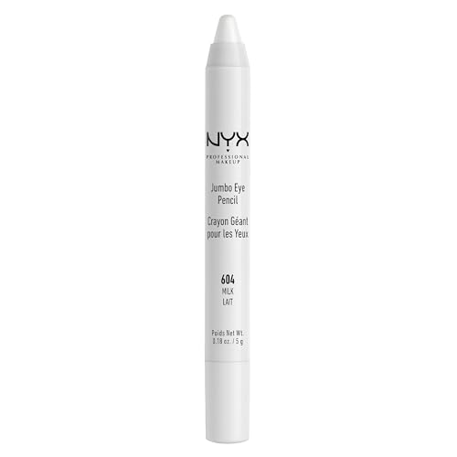 NYX PROFESSIONAL MAKEUP Jumbo Eye Pencil, Blendable Eyeshadow Stick & Eyeliner Pencil - Milk