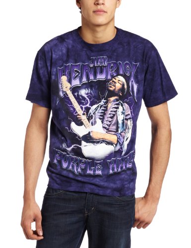Liquid Blue teen boys mens Jimi Hendrix Purple Haze T-shirt fashion t shirts, Purple, XX-Large US