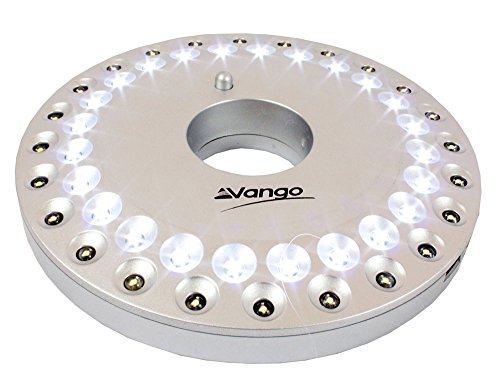 Vango Light Disc - 48 LED Camping Light, Portable Tent Light with 48 LED Lights for Camping/Hiking/Fishing
