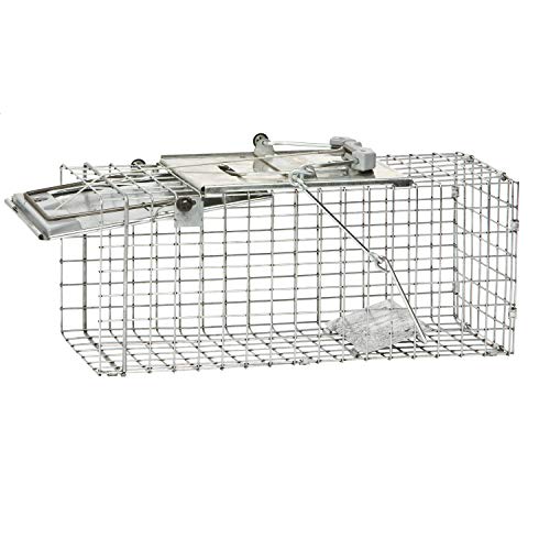 Havahart Easy-Set Catch and Release Small 1-Door Humane Live Animal Trap for Squirrels, Rabbits, Skunks, and Other Small Animals - 1083