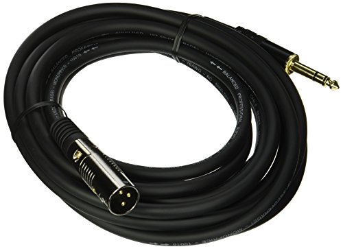 Monoprice XLR to 6.35mm TRS Cable - 4.57M (15ft) M/M, 16AWG, Gold Plated Connector - Premier Series