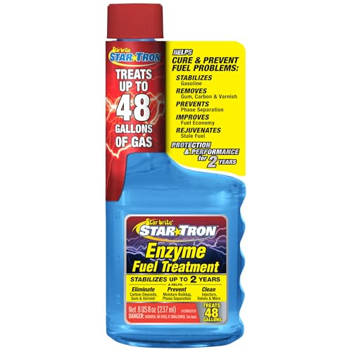 Star Tron Enzyme Fuel Treatment - Regular Gas Formula 8 oz - Treats 48 Gallons (014308FF)