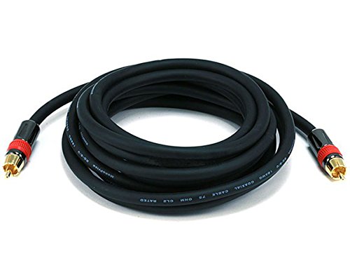 Monoprice 102682 Parts RG6 RCA CL2 Rated Digital Coaxial Audio Cable