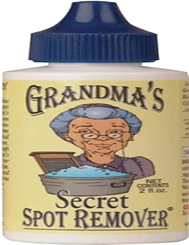 Grandma's Secret Spot Remover - Chlorine, Bleach and Toxin-Free Stain Remover - Stain Remover for Clothes - Fabric Stain Remover Removes Oil, Paint, Blood and Pet Stains – 2 Ounce