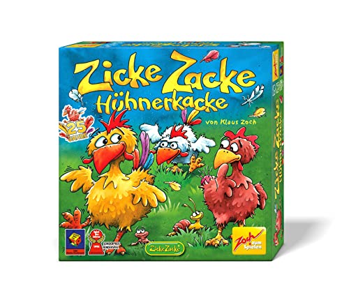 (-37%) Zoch 601121800 Zicke Zacke Hühnerkacke – das rasante Gedächtnisrennen, Kinderspiel des Jahres 1998, 2-4 Spieler, für Jungen und Mädchen ab 4 Jahren