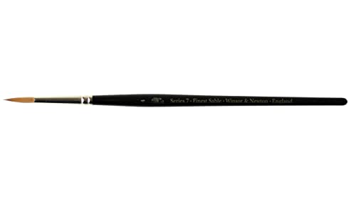 🔥 SELTEN SO GÜNSTIG (-57%) Winsor & Newton 5007004 Serie 7 Aquarellpinsel, Kolinski Rund-Pinsel Nr. 4 - 3 mm, Qualität von Handarbeit