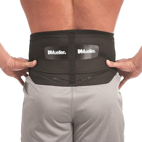 Mueller 255 Lumbar Support Back Brace with Removable Pad