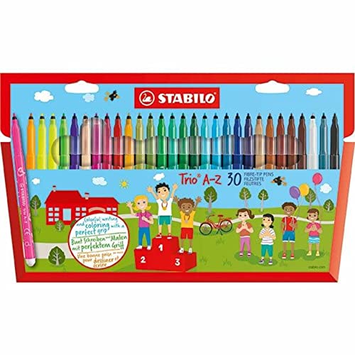 30 rotuladores de colores Stabilo Trio A-Z por 5,25€ ¡¡49% de descuento!!
