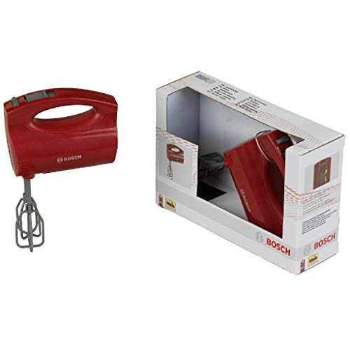 (-35%) Theo Klein 9574 Bosch Handmixer | Batteriebetriebene Mixer mit Sich drehenden Quirls | Maße: 19 cm x 7 cm x 12 cm | Spielzeug für Kinder ab 3 Jahren