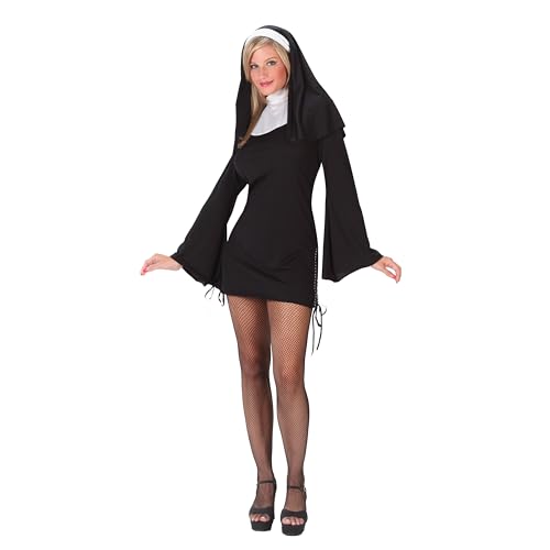 Fun World Naughty Nun Adult Costume, Multicolor, Large