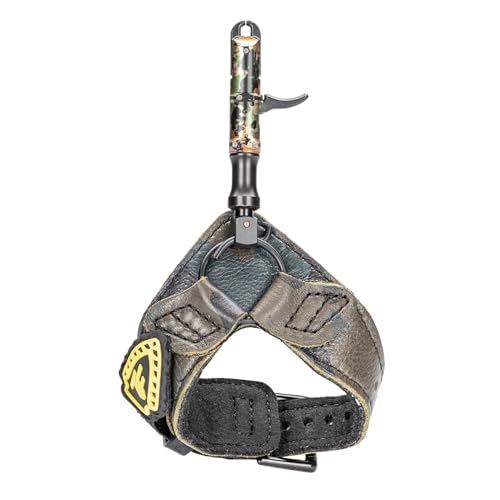 Tru-Fire Edge Buckle Foldback Adjustable Archery Compound Bow Release - Camo Wrist Strap with Foldback Design