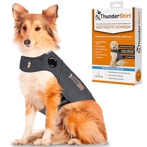 ThunderShirt Classic Dog Anxiety Shirt Heather Gray Large