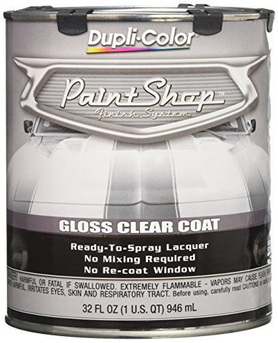 Dupli-Color EBSP30000 Paint Shop Finish System Clear Coat – Gloss Clear - 32 oz. Automotive Paint
