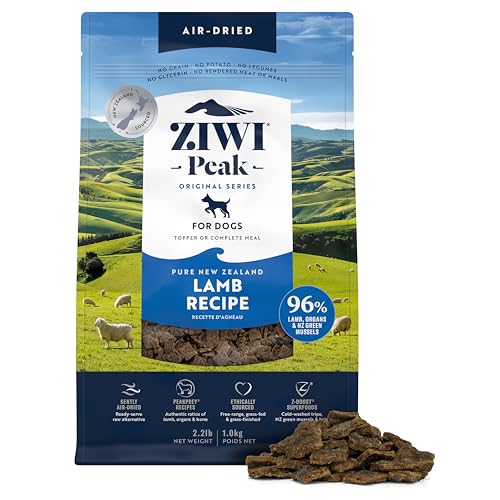 ZIWI Peak Air-Dried Dog Food – Lamb - All Natural, High Protein, Grain Free, Limited Ingredient w/ Superfoods (35.2oz)