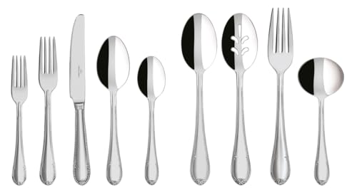 Villeroy &amp; Boch Mademoiselle 64 Piece Flatware Set for 12, Includes Serving PiecesOneida Icarus 45-Piece Flatware S
