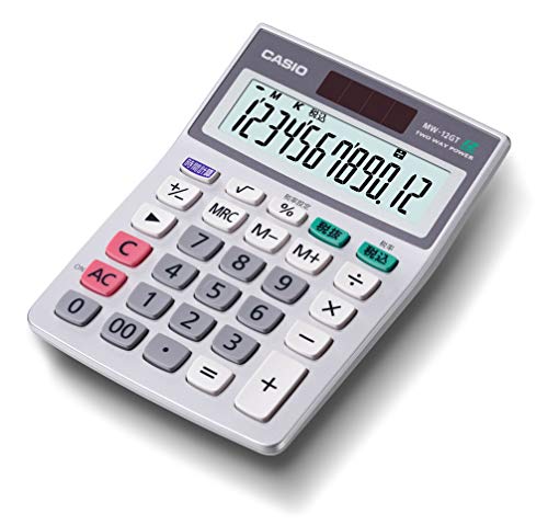 カシオ グリーン購入法適合電卓 12桁 MW-12GT-Nの商品画像