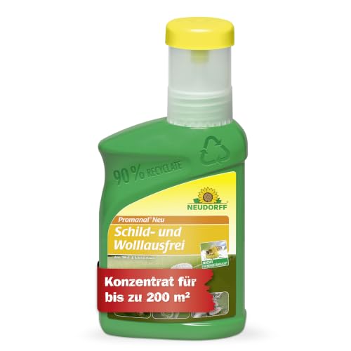 (-13%) Neudorff Promanal Neu Schild- und Wolllausfrei – Konzentrat bekämpft Schild- und Wollläuse sowie Spinnmilben an hartlaubigen Zierpflanzen wie z.B. Oleander und Olive, 250 ml